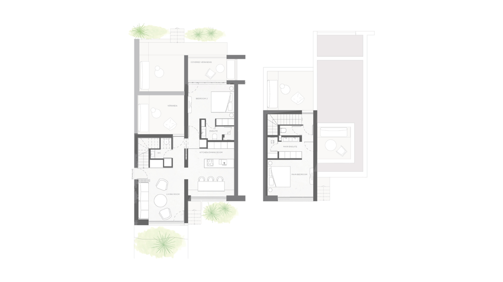 Apt B Lofos Floor Plans